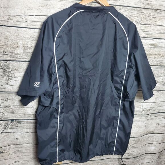 Rawlings Adult Baseball Batting Cage Jacket Black Size Large - Picture 5 of 9